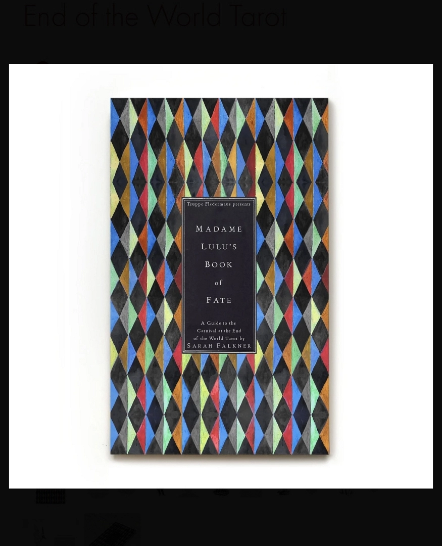 THE CARNIVAL AT THE END OF THE WORLD TAROT BOOK